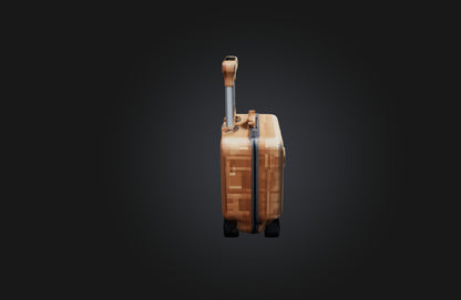 3D model Voxel Suitcase VR / AR / low-poly