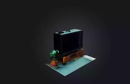 3D model Voxel TV VR / AR / low-poly