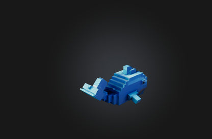 3D model Voxel Whale VR / AR / low-poly