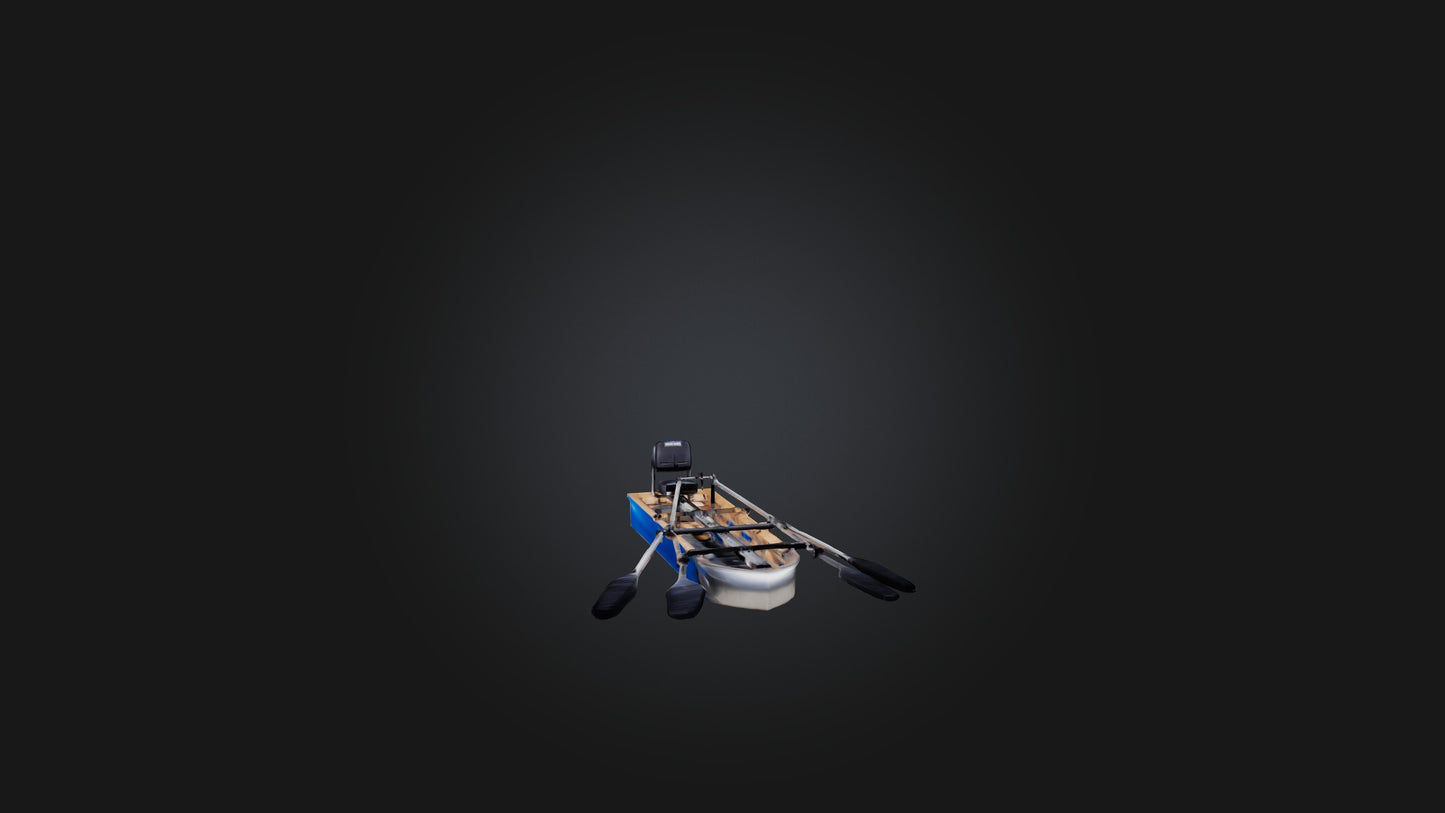 3D model Water Rower Tank VR / AR / low-poly