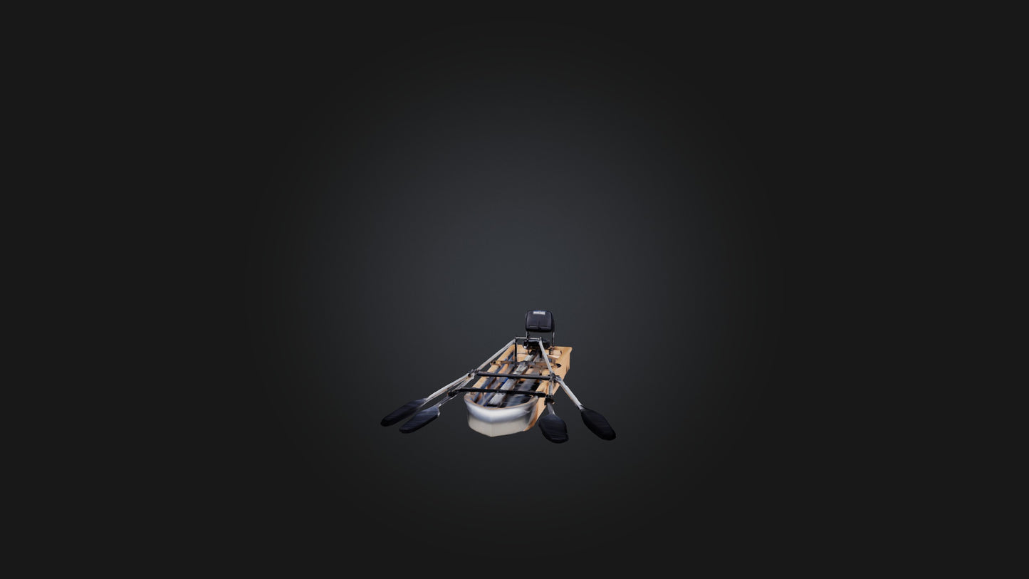 3D model Water Rower Tank VR / AR / low-poly