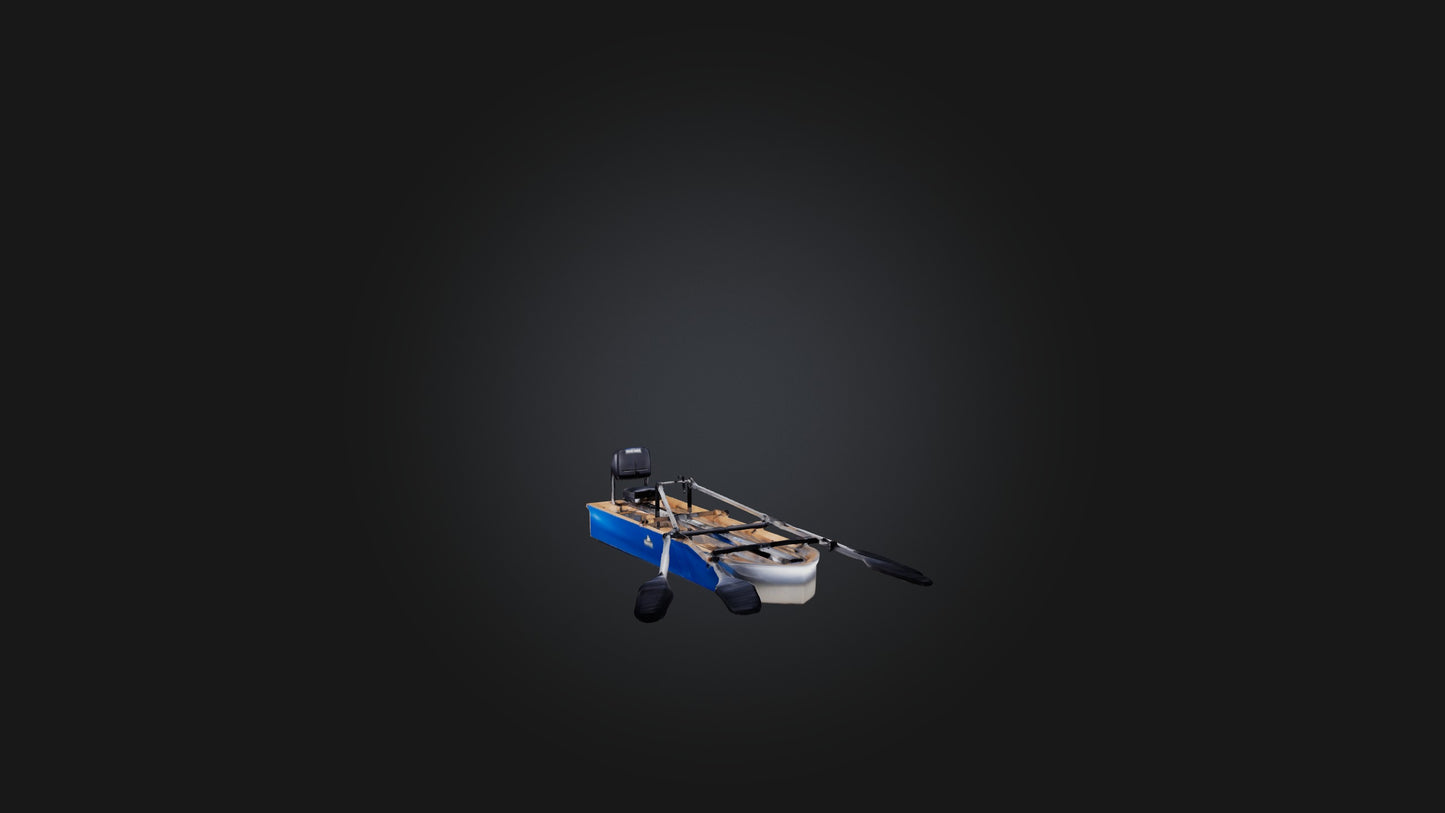 3D model Water Rower Tank VR / AR / low-poly