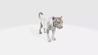 White Tiger 3D Model - Animated and Rigged 3D model animated rigged