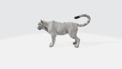 White Tiger 3D Model - Animated and Rigged 3D model animated rigged