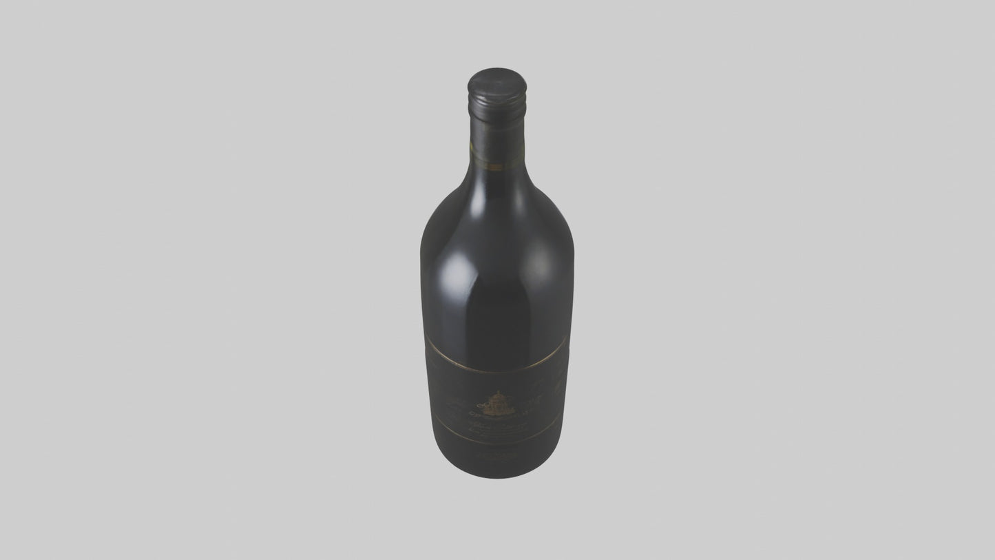 wine bottle 3D model