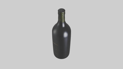 wine bottle 3D model