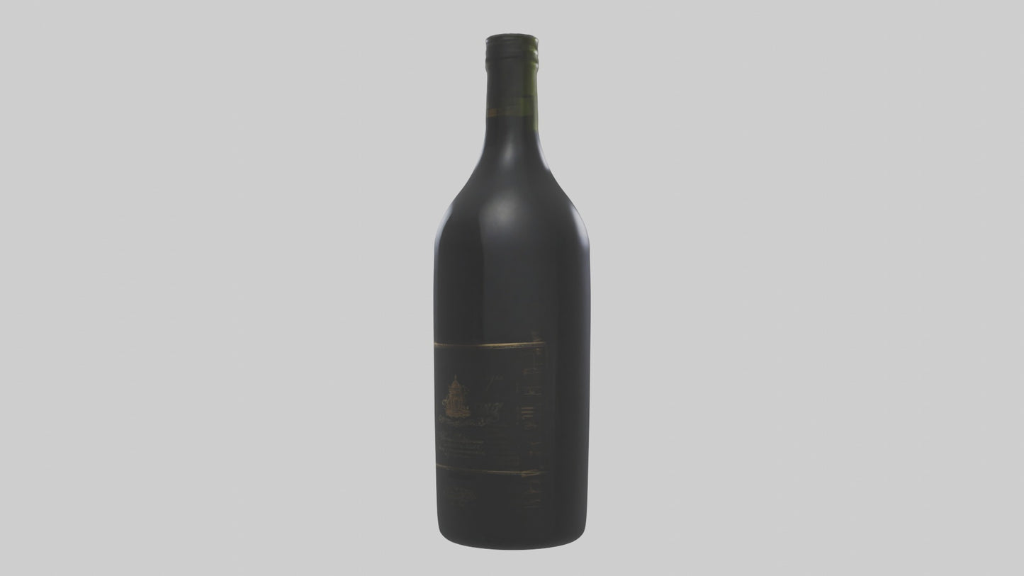 wine bottle 3D model