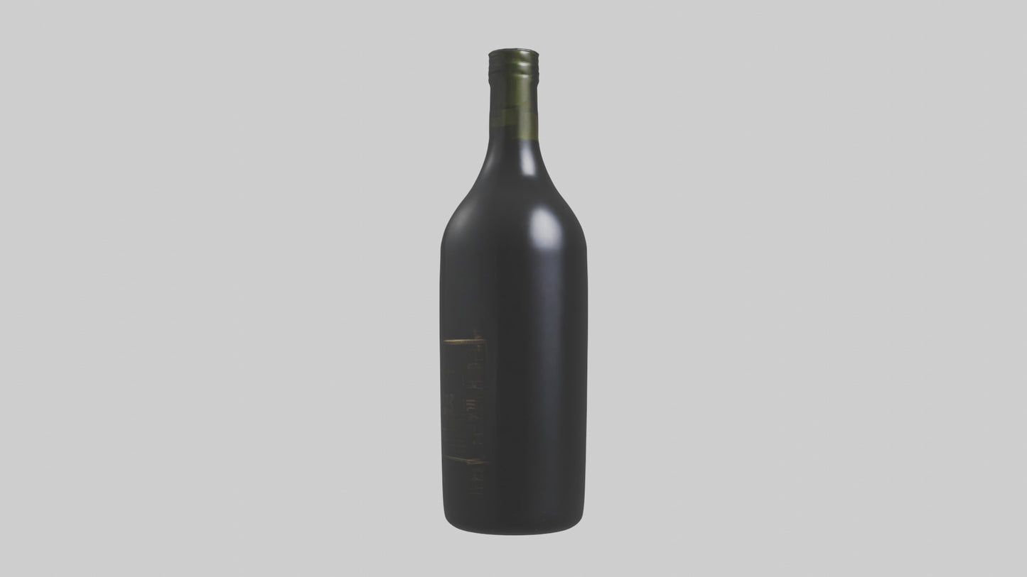 wine bottle 3D model