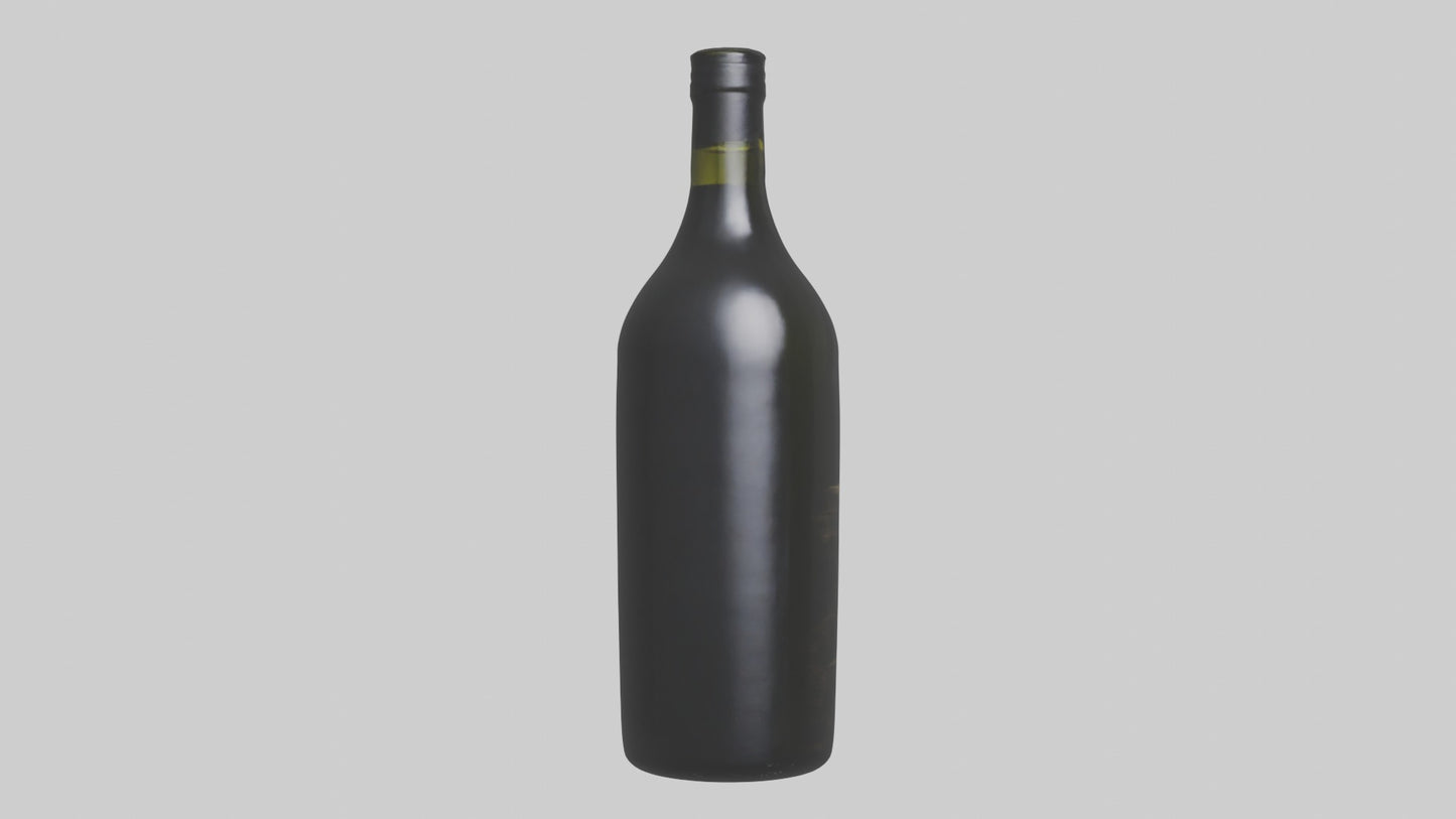 wine bottle 3D model