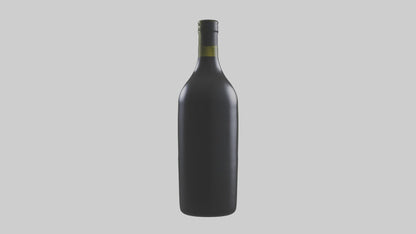 wine bottle 3D model