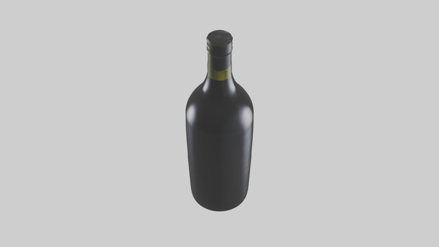 wine bottle 3D model