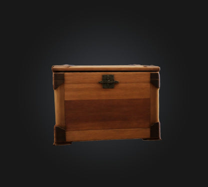3D model Wooden Box 4 VR / AR / low-poly