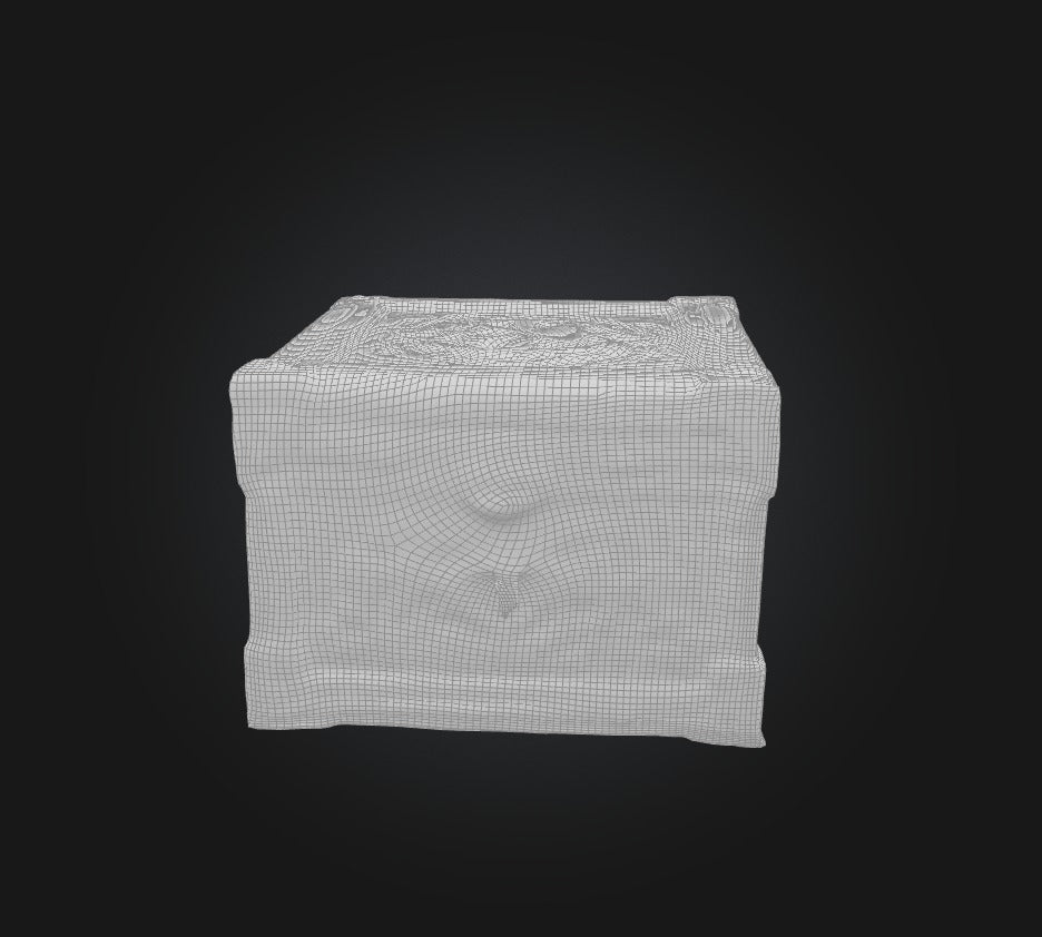 3D model Wooden Box 4 VR / AR / low-poly