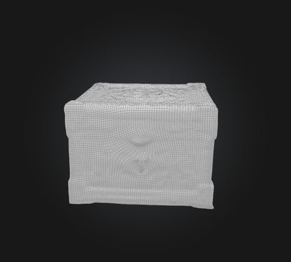 3D model Wooden Box 4 VR / AR / low-poly