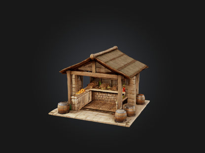 Wooden Clay Model 3D model