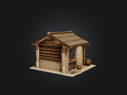 Wooden Clay Model 3D model