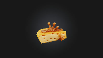 3D model Wormy Cheese VR / AR / low-poly
