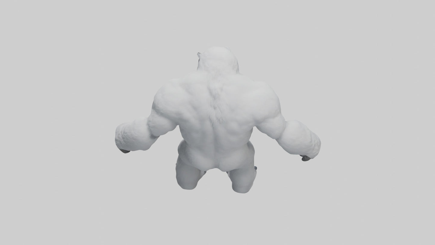 Yeti Model 3D model