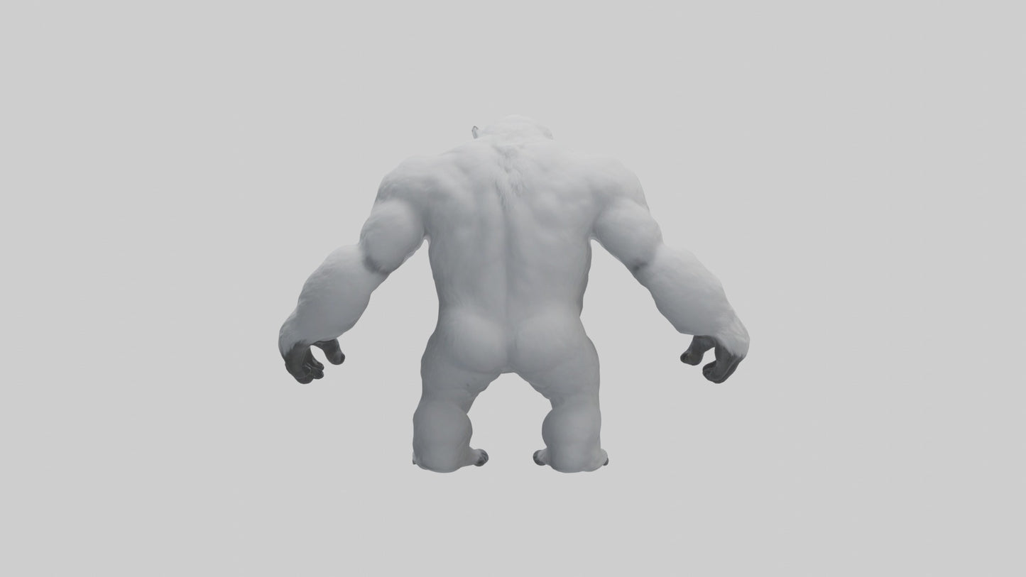 Yeti Model 3D model