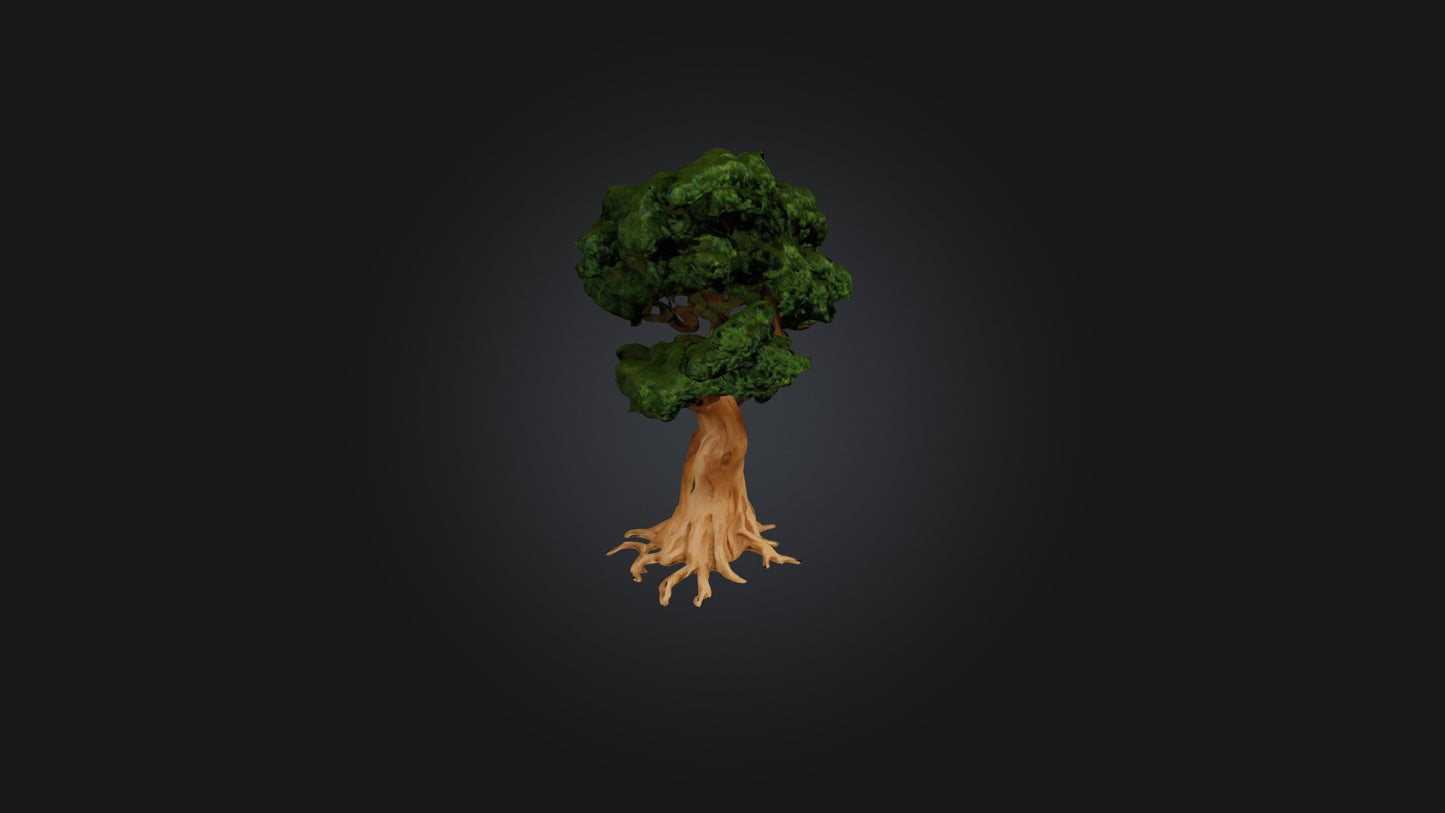 3D model Yew Tree Model VR / AR / low-poly