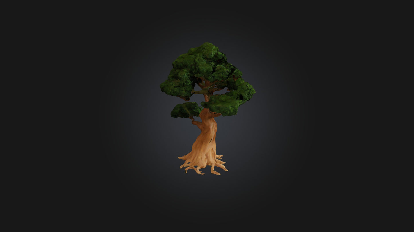 3D model Yew Tree Model VR / AR / low-poly