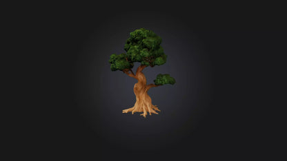 3D model Yew Tree Model VR / AR / low-poly