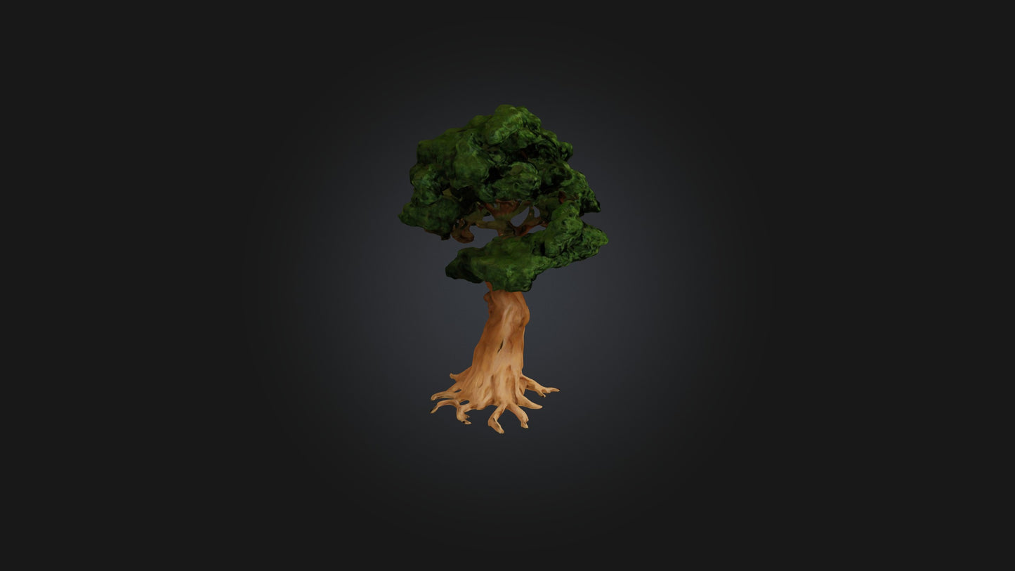 3D model Yew Tree Model VR / AR / low-poly