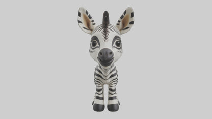 Zebra Foal Model  3D model