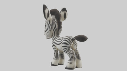 Zebra Foal Model  3D model