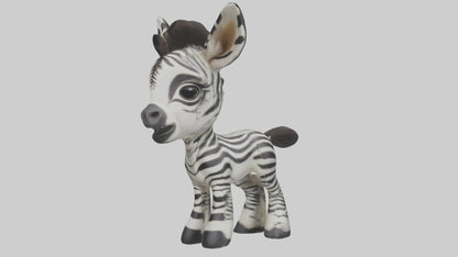 Zebra Foal Model  3D model