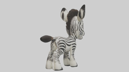 Zebra Foal Model  3D model
