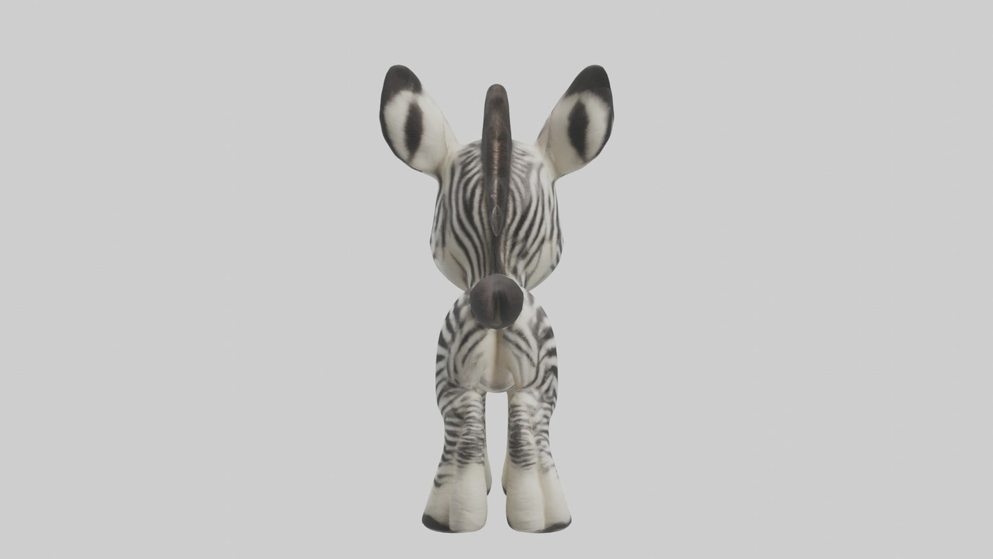 Zebra Foal Model  3D model
