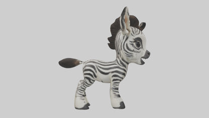 Zebra Foal Model  3D model
