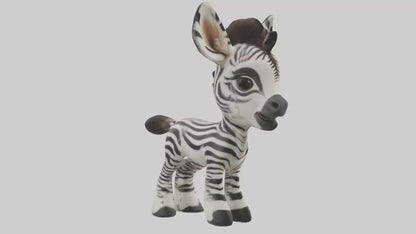 Zebra Foal Model  3D model