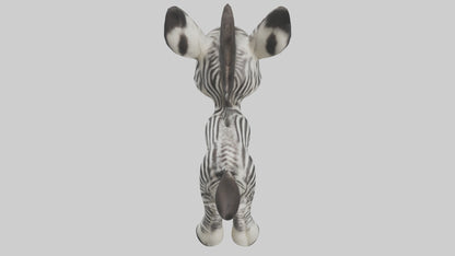 Zebra Foal Model  3D model