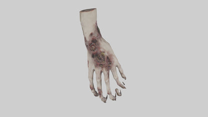 Zombie hand Model 3D model