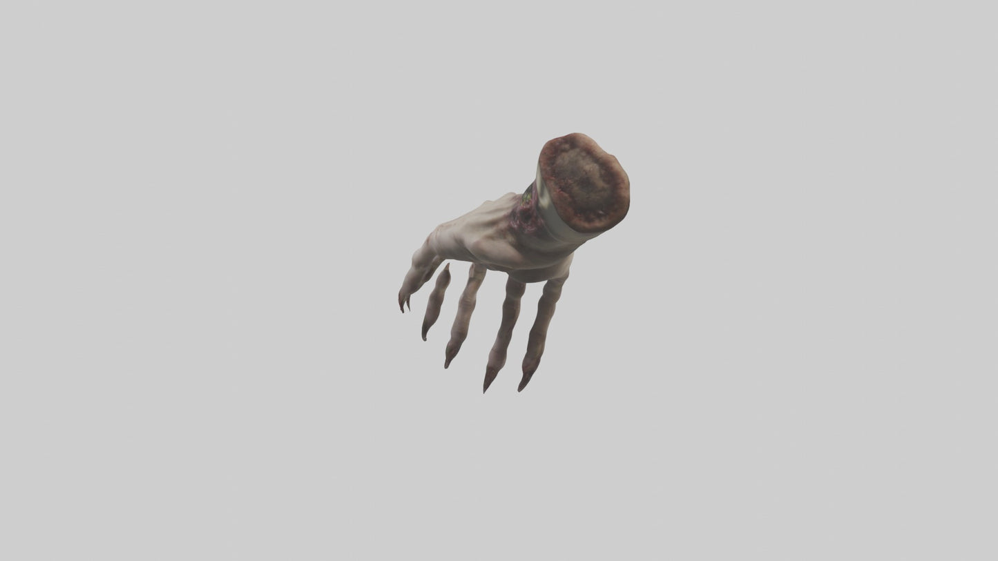 Zombie hand Model 3D model