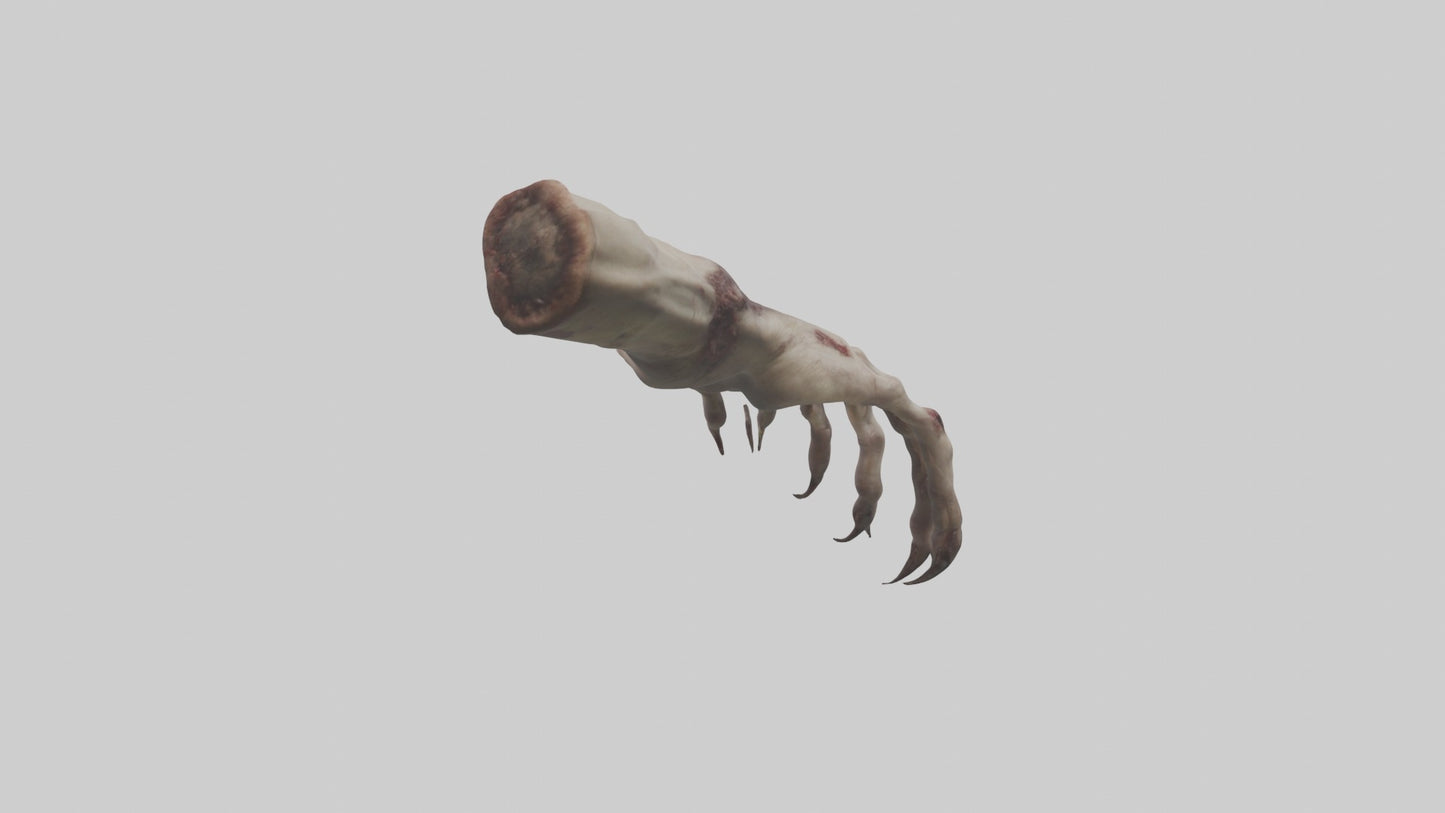 Zombie hand Model 3D model