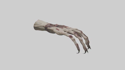 Zombie hand Model 3D model