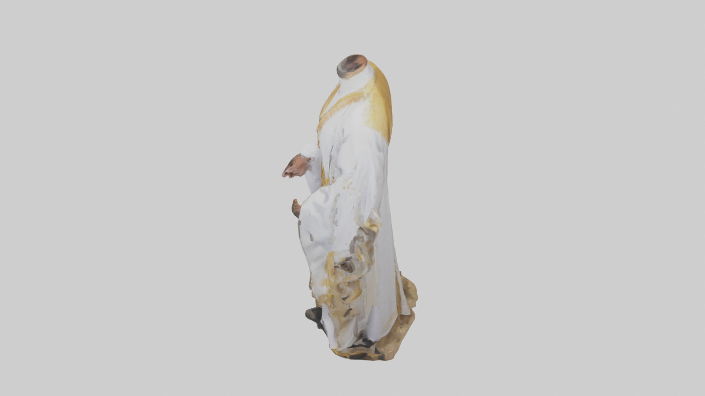 zoroastrian priest 3D model